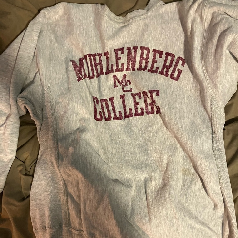 Vintage Champion Reverse Weave Muhlenberg College Sweater